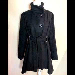 Steve Madden Black Trench Coat